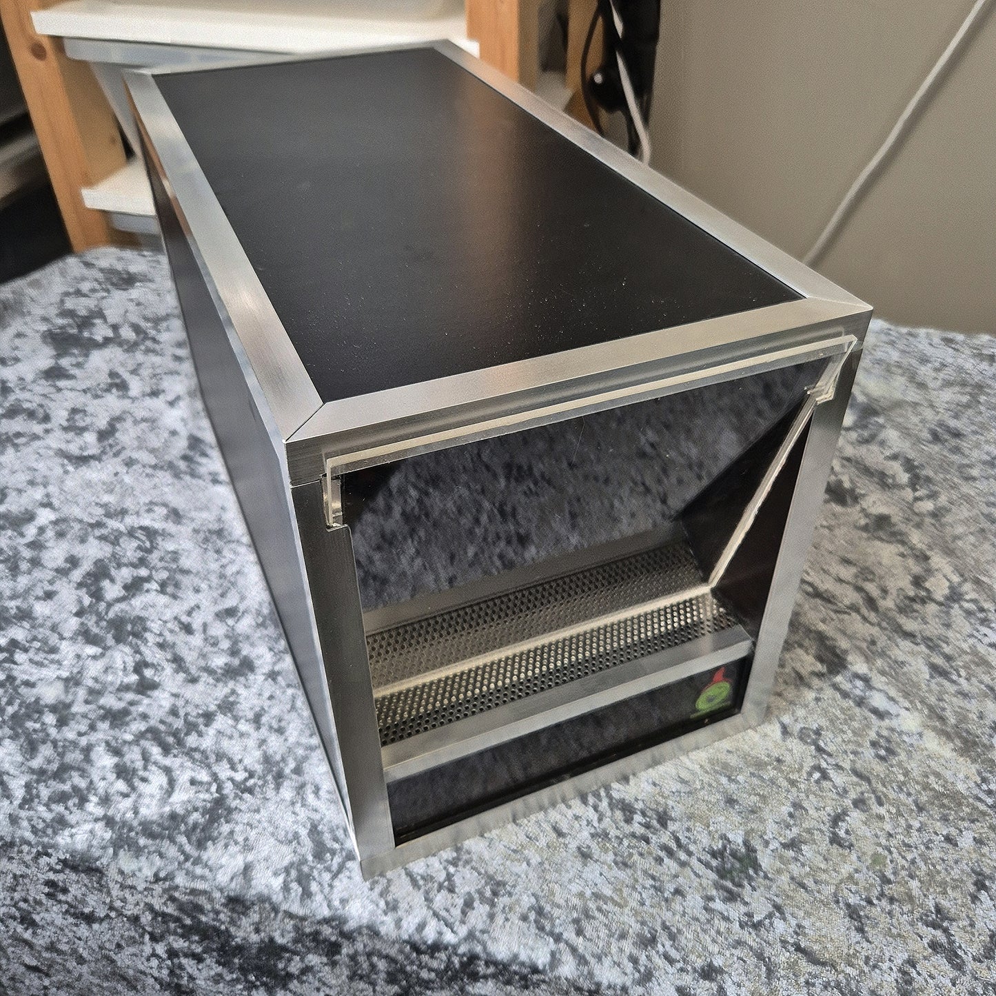 Terrarium 40×20×20 cm Veilig & Efficiënt Terrarium voor Kleine Reptielen